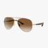 Rayban Metal Arista Gold Frame Sunglass Light Brown Lens | Rayban