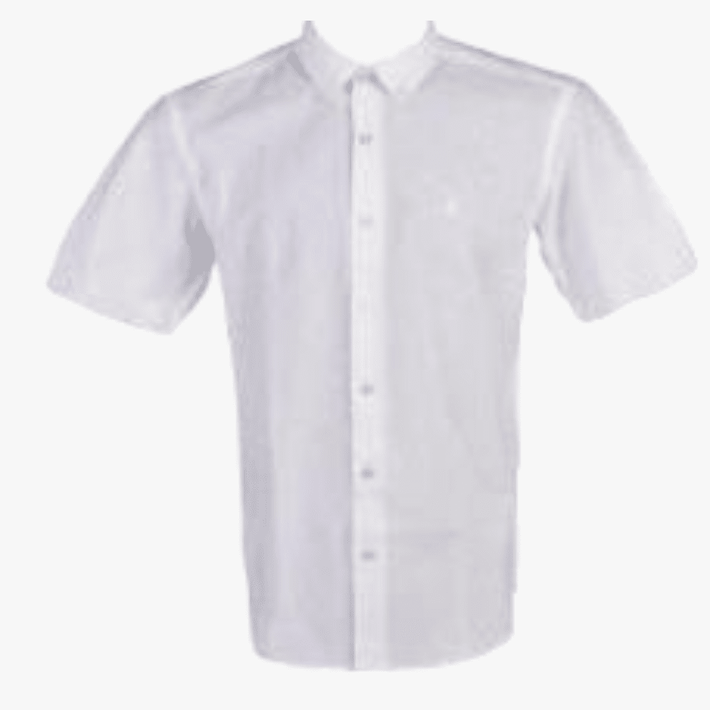 Pierre Cardin Mens Athens Short Sleeve Shirt White | Pierre Cardin