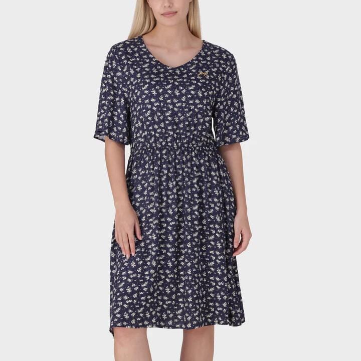 Jeep Womens Aop Sun Dress Multi Navy Jeep