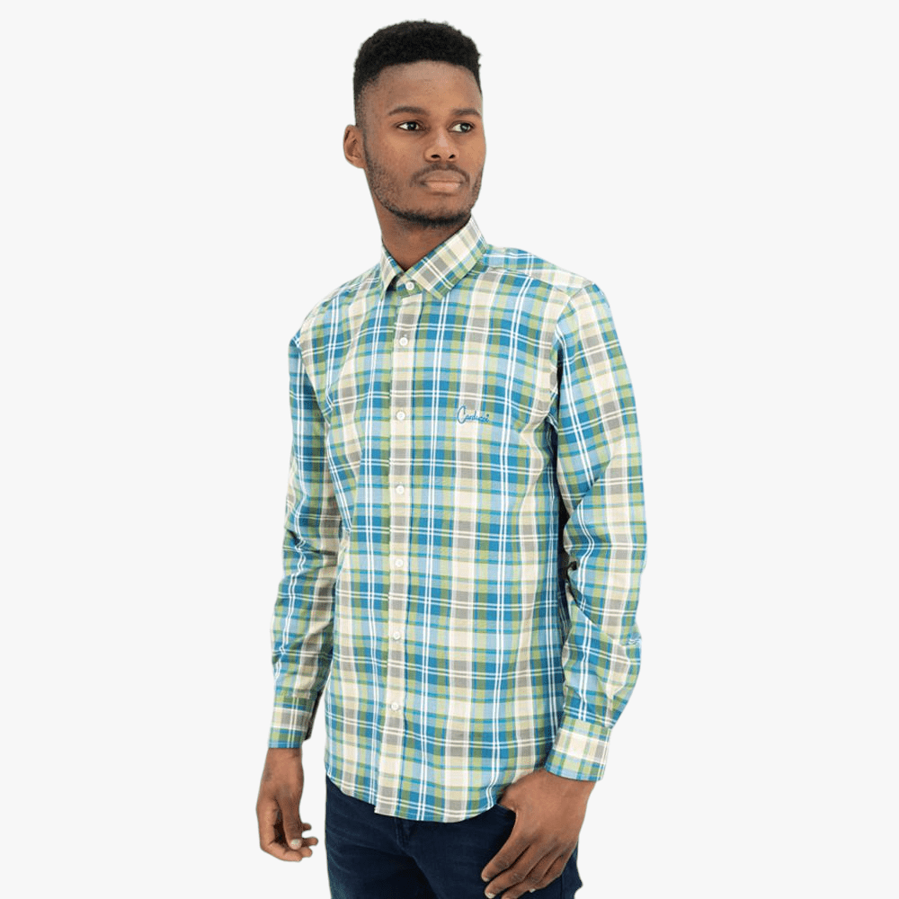 Carducci Mens Pirelli Formal Long Sleeve Shirt Carducci