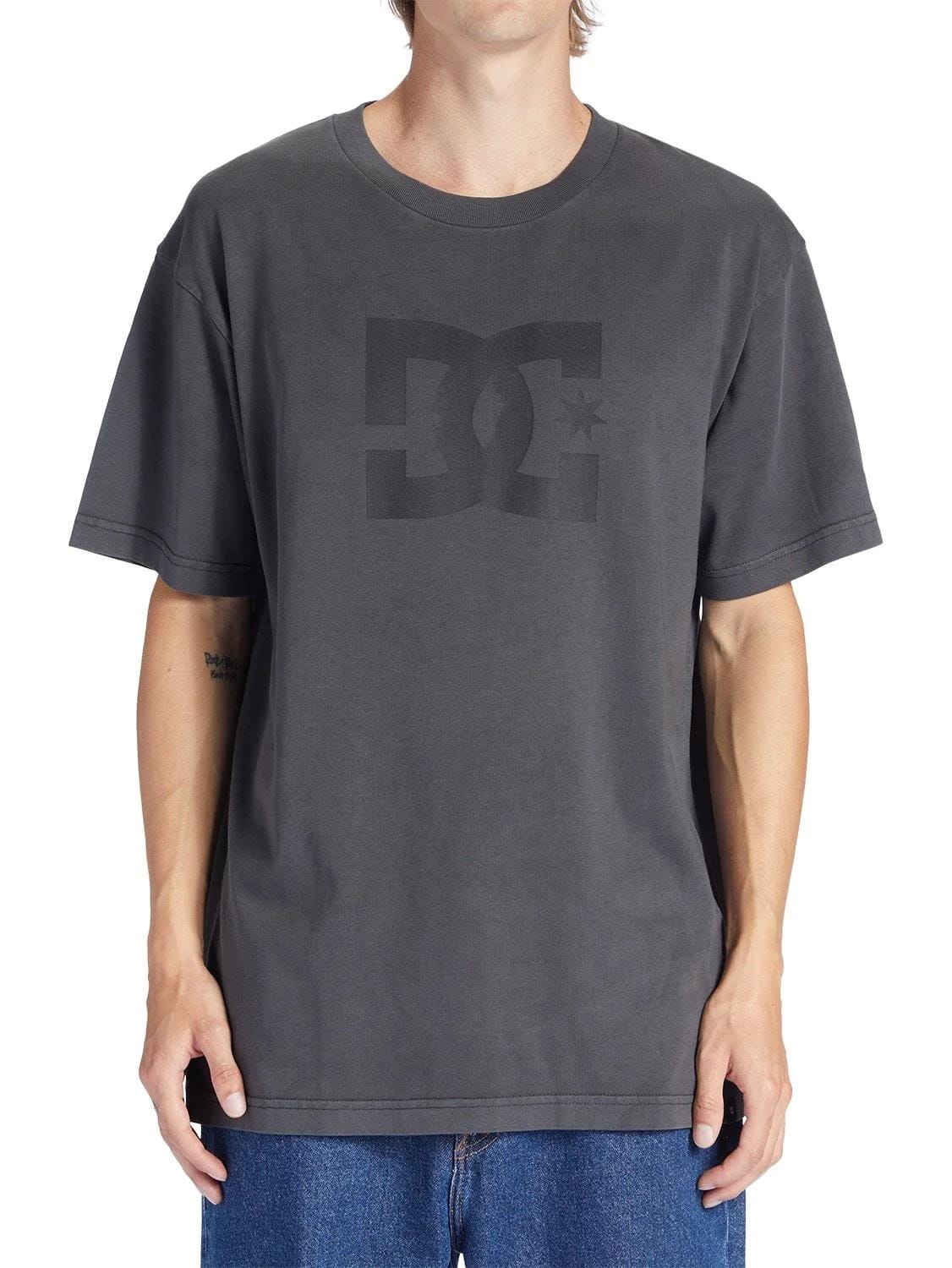 Dc Mens Star Short Sleeve Tee Washed Black | DC