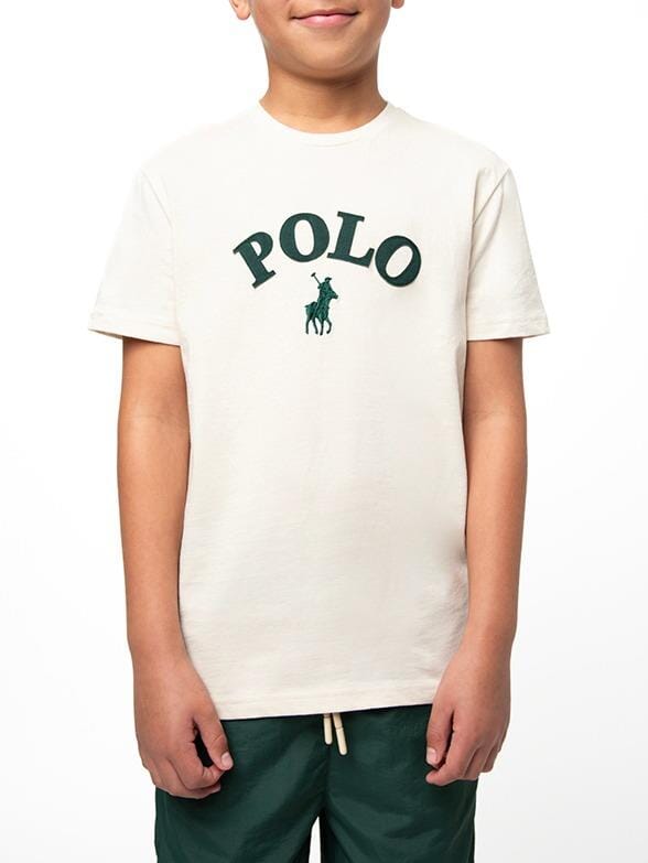 Polo Boys Alistair Applique Tee Sand | Polo