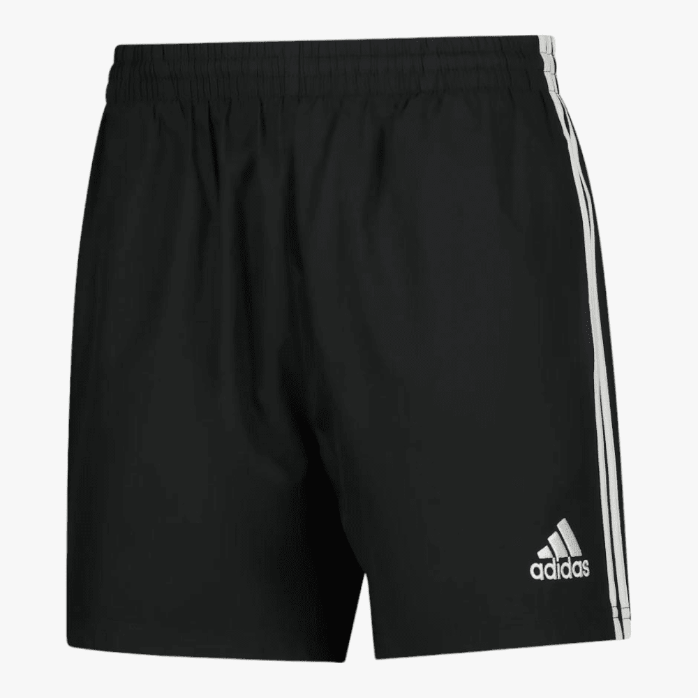 adidas Mens 3 Stripes Chelsea Shorts Black Brands Megastore