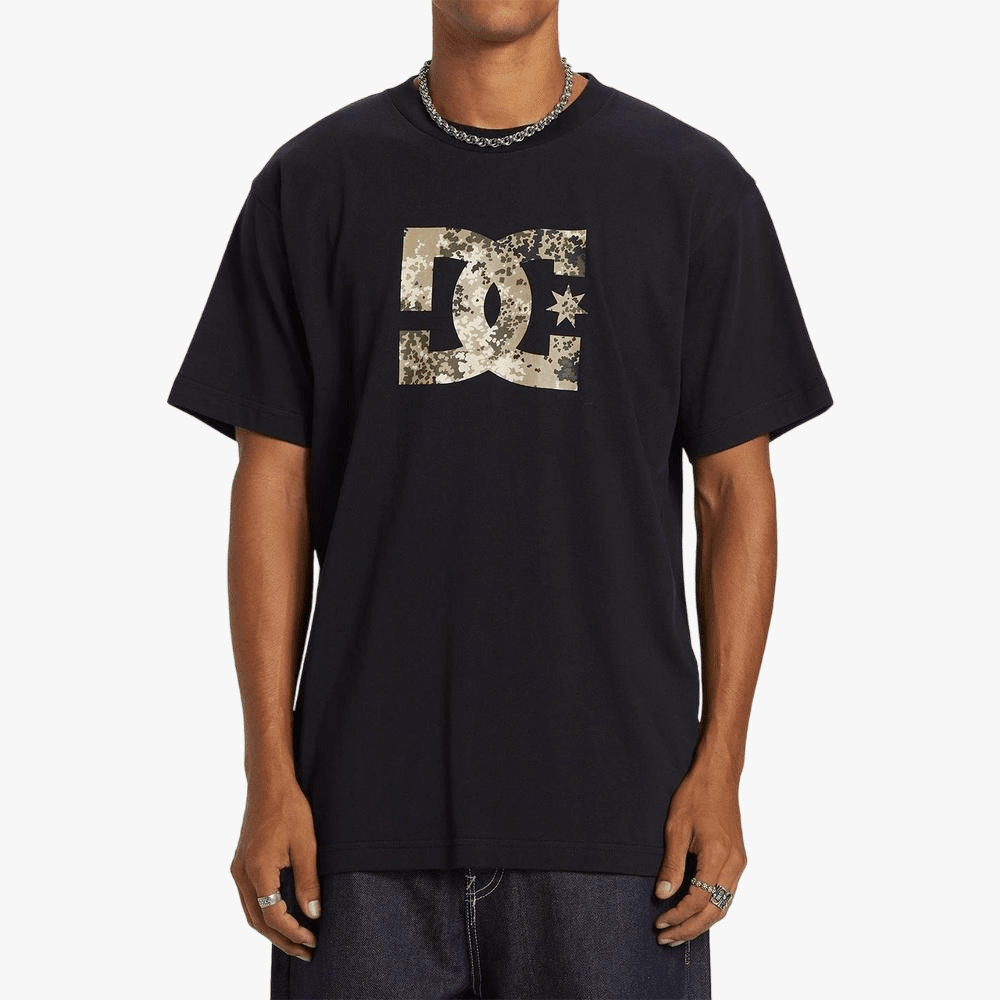 Dc Mens Star Fill Hss Short Sleeve Tee Black | DC