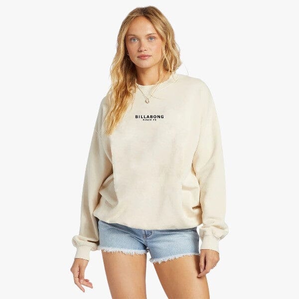 Bilabong Womens Society Crew Sweater Whitecap | Billabong