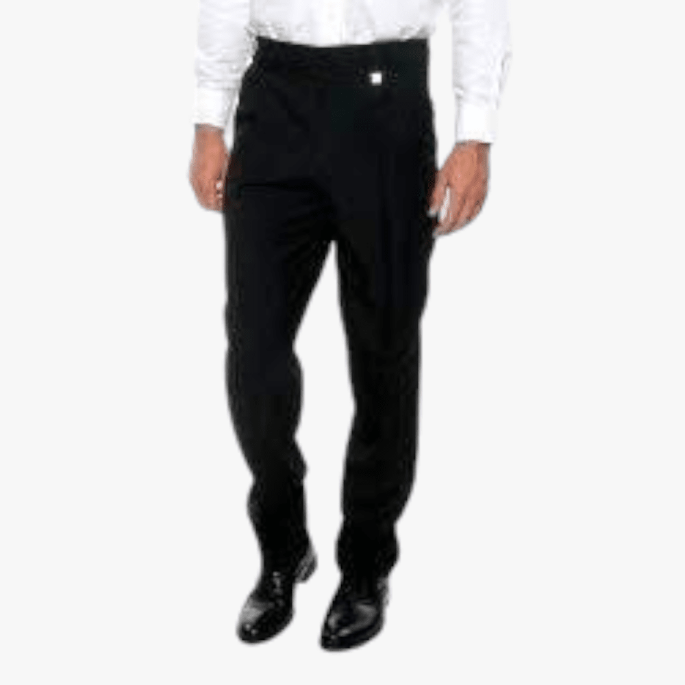 Jonty Mens Formal Pants Big Size Black Mens