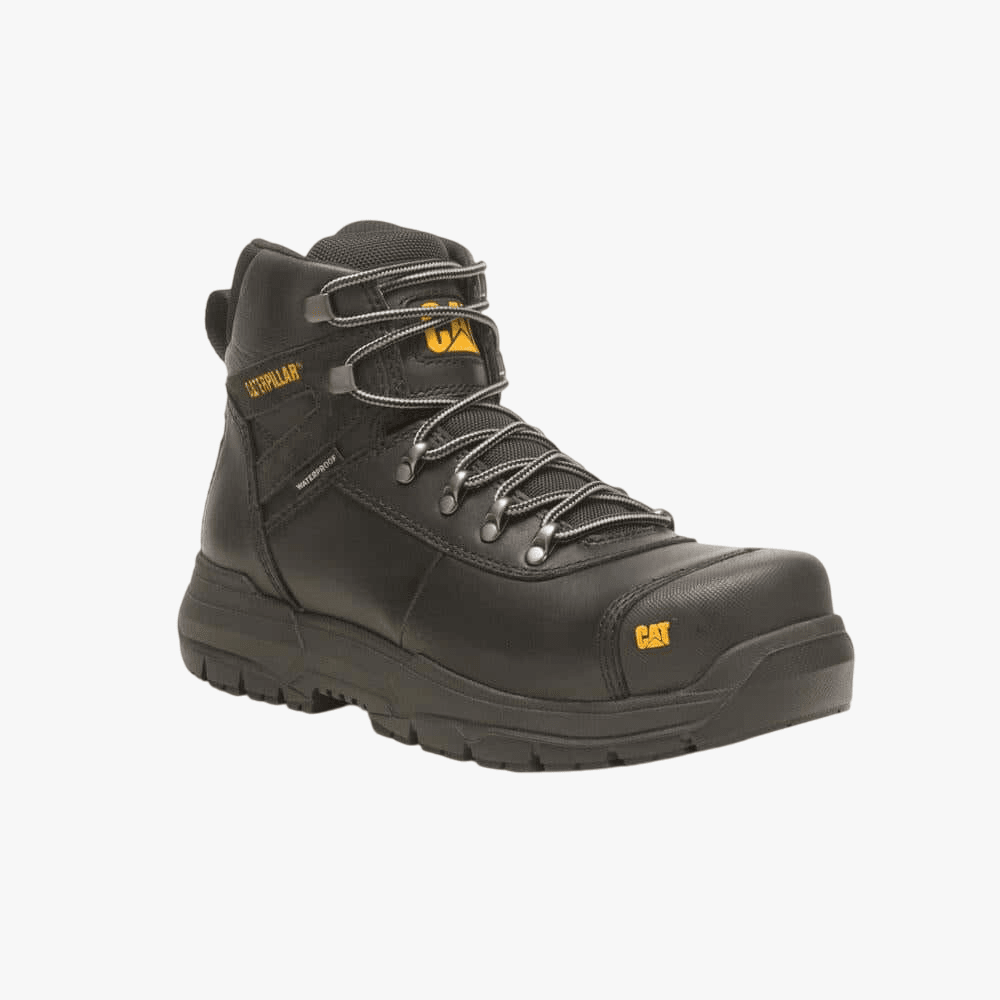 Caterpillar Mens Pneumatic 2.0 St S3 Wr Hro Src En/Steel Toe Boot Black | Caterpillar