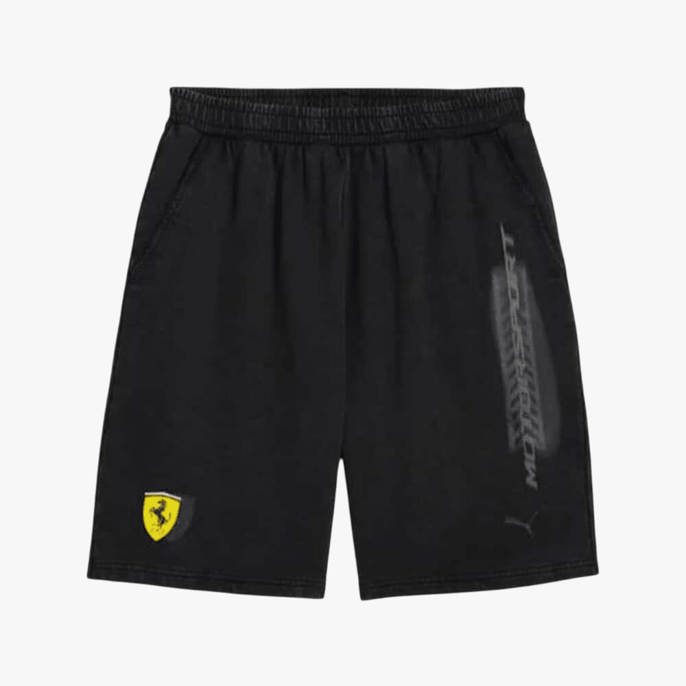 Puma Mens Race Desert Sun Las Vegas Shorts Black | Puma