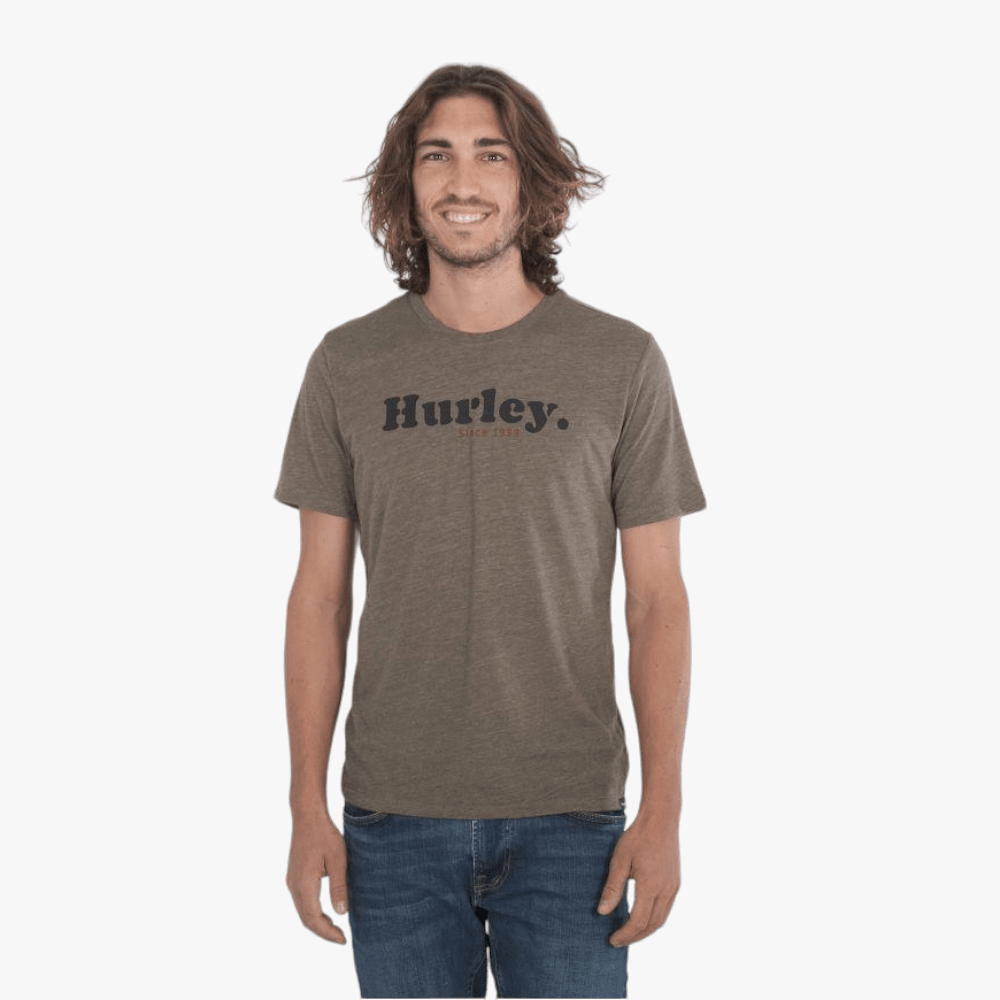 Hurley Mens Evd Pacific Coopcil Short Sleeve Tee Med Olive | Hurley