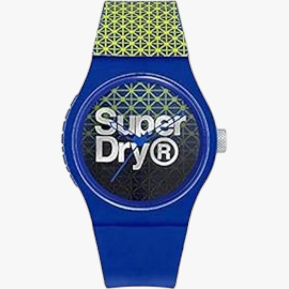 Superdry Urban Blue Silicone Strap Watch Superdry