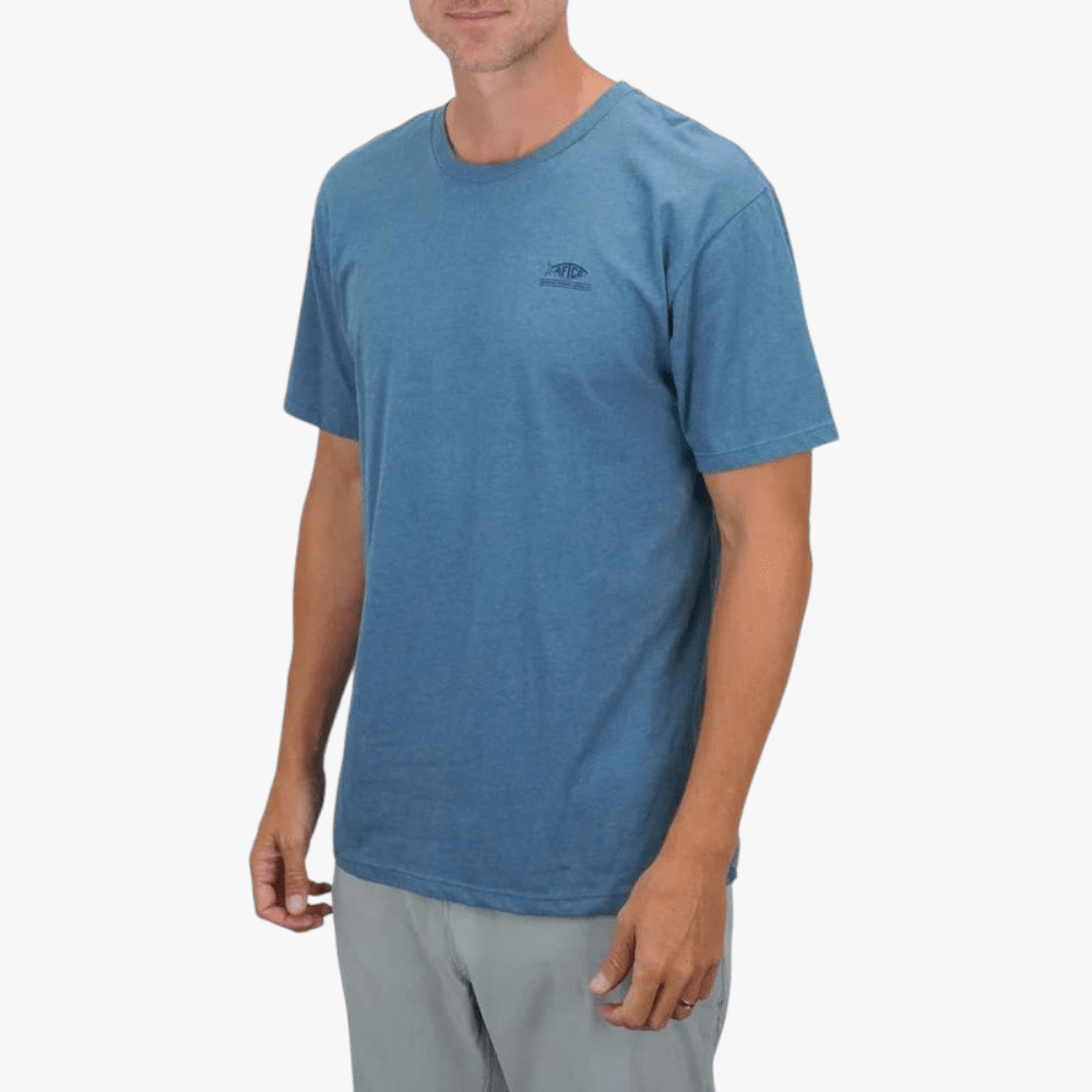 Quiksilver Qs Icon Short Sleeve Tee Blue Heather Quiksilver