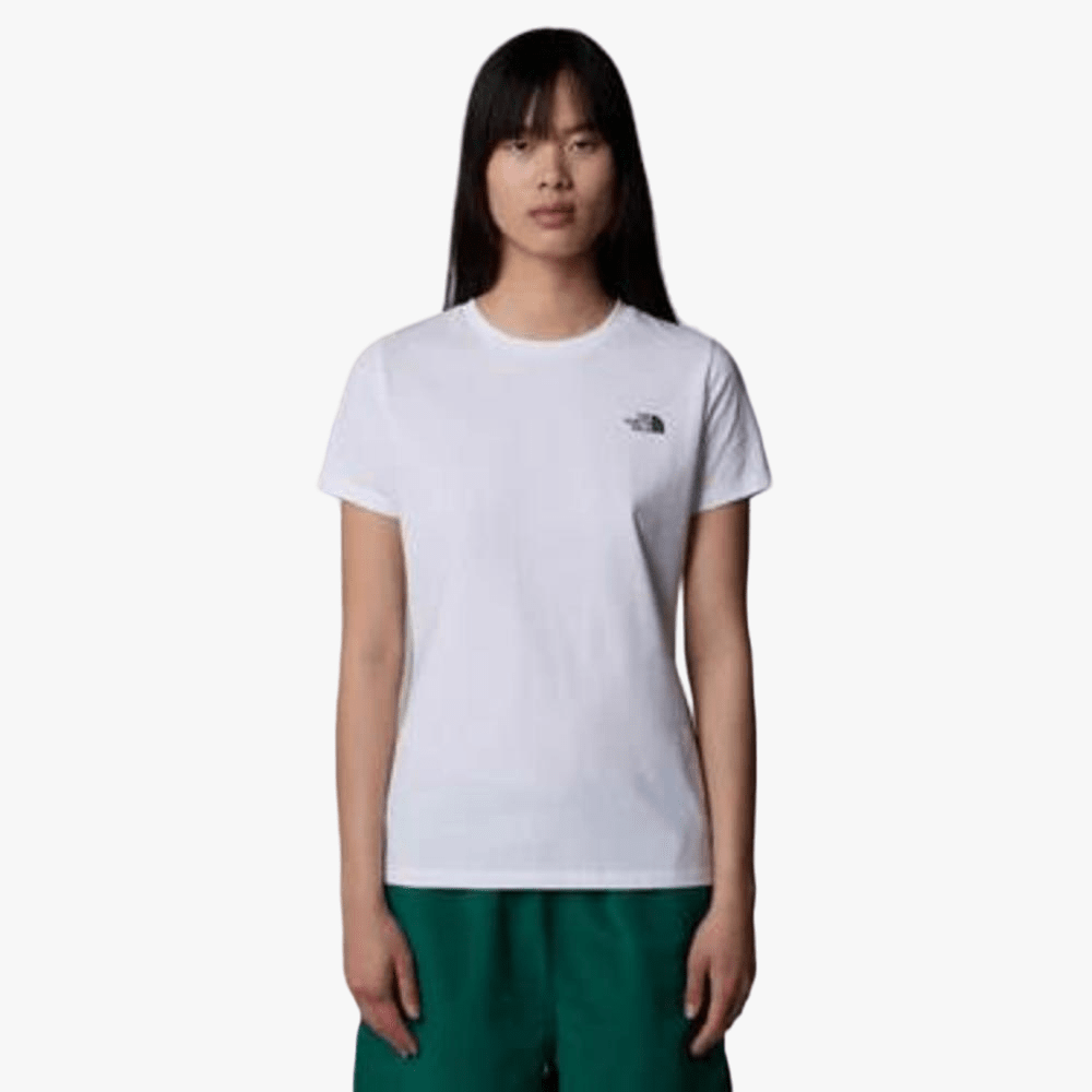 The North Face Womens Simple Dome Short Sleeve Tee White | The North Face
