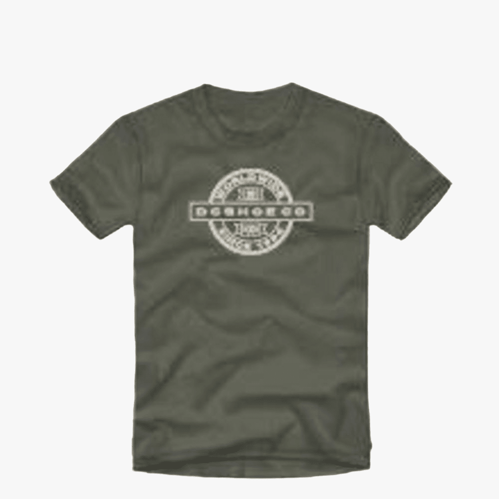 Dc Mens Around Here Short Sleeve Tee Olive | DC