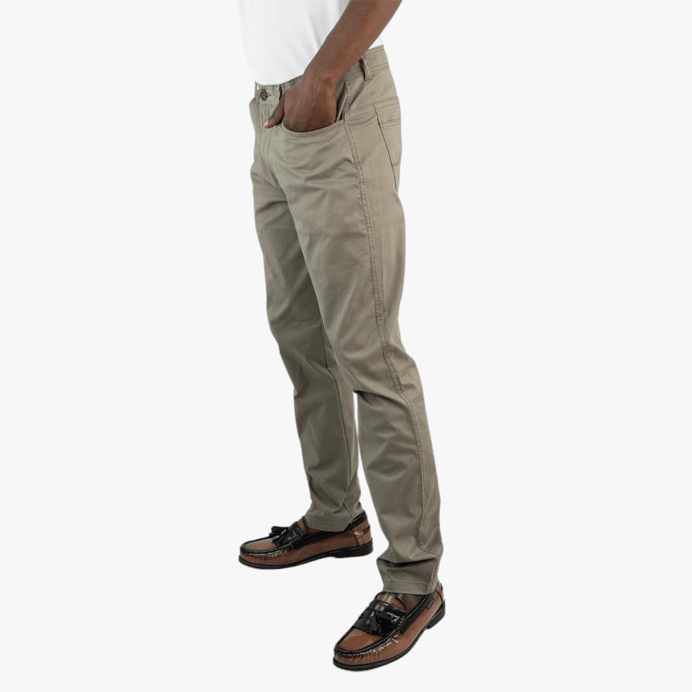 Pierre Cardin Mens Marina Chino Pants Pewter | Pierre Cardin