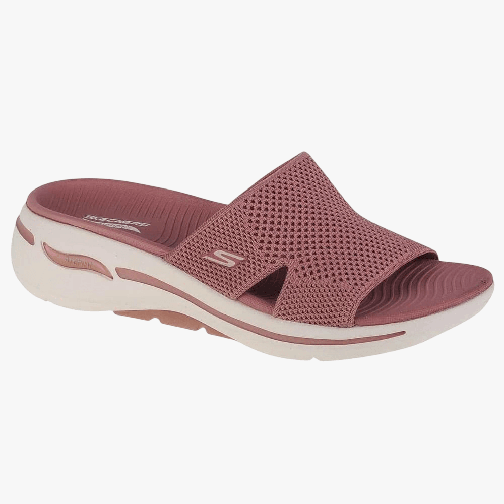Skchers Womens Go Walk Arch Fit Sandal Rose | Skechers