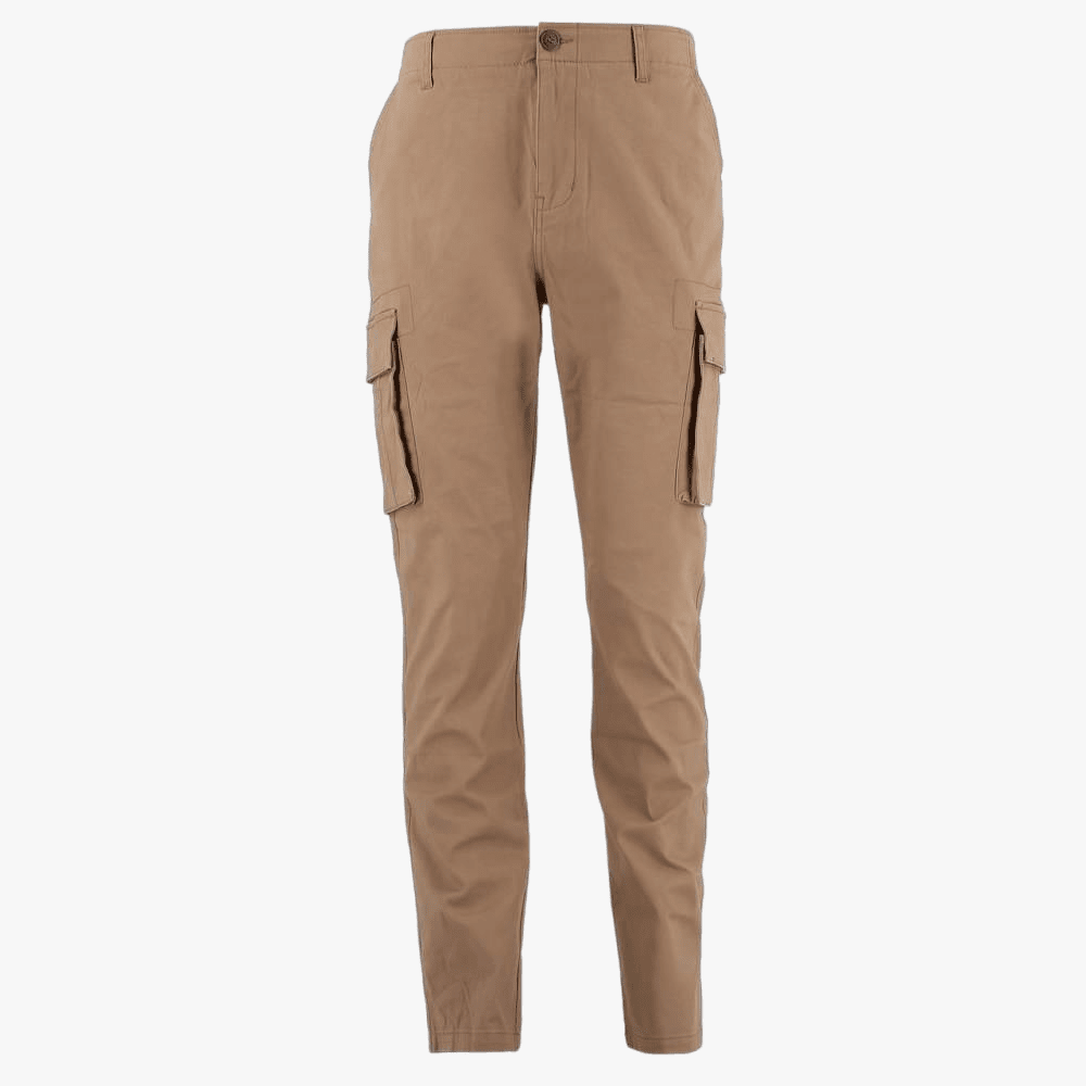 Pierre Cardin Mens Cargo Pants Taupe Pierre Cardin