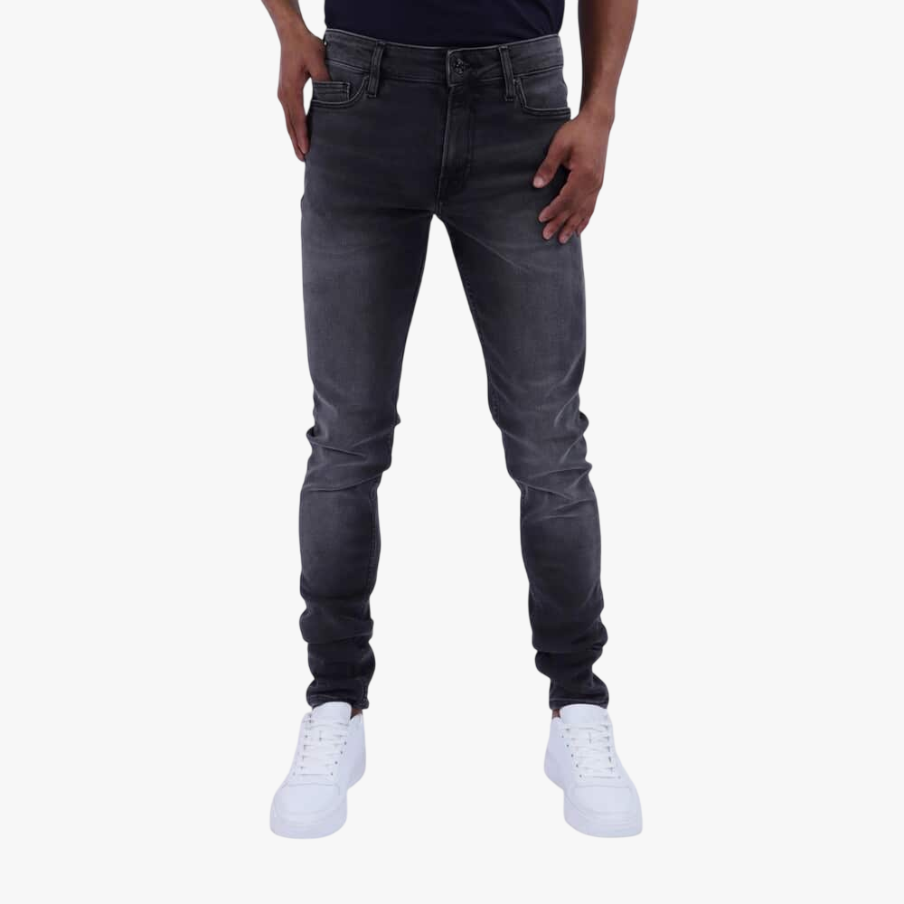Guess Mens Skinny Delta Wash Skinny Jean Dk Wash