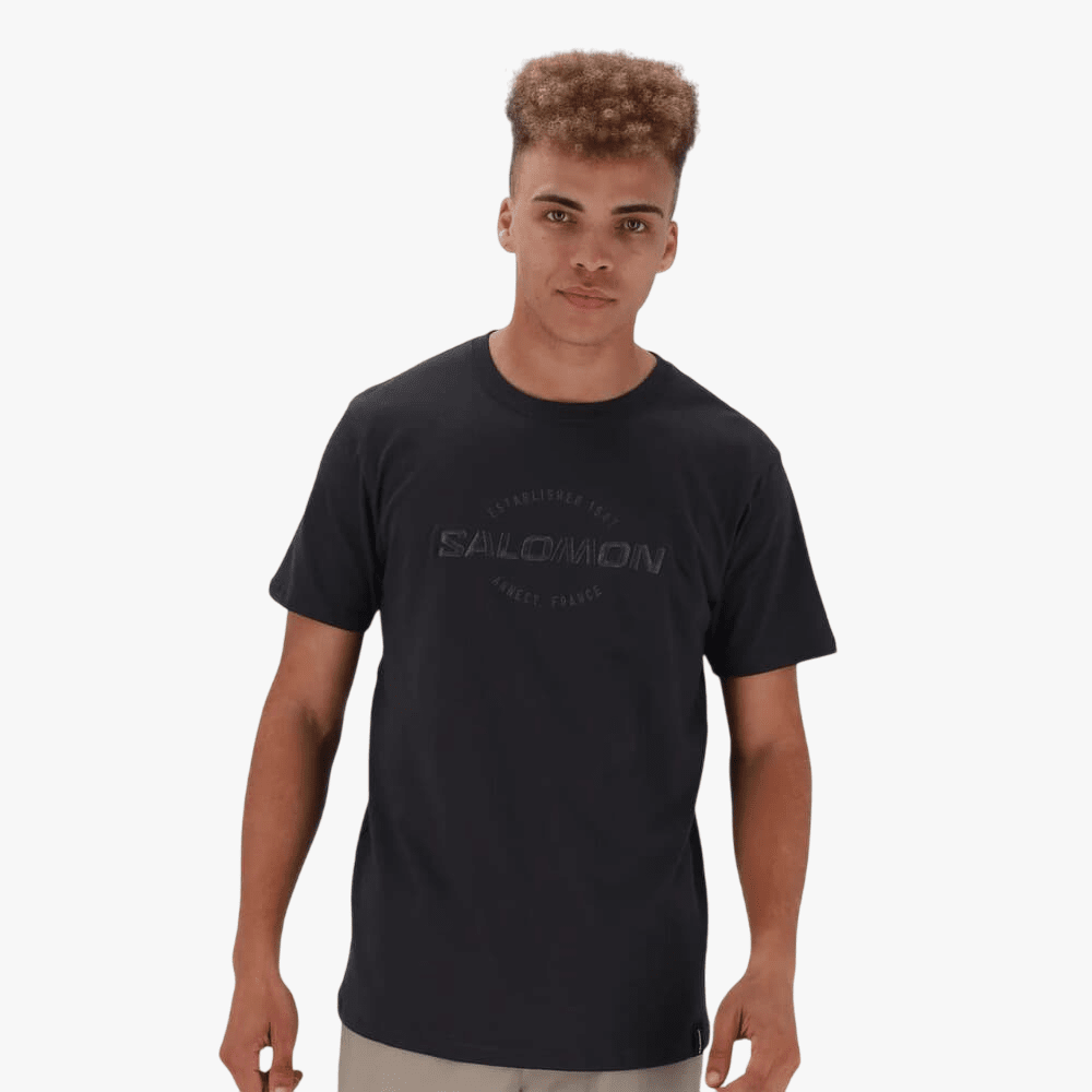 Salomon Mens Vision Ii Short Sleeve Tee Black