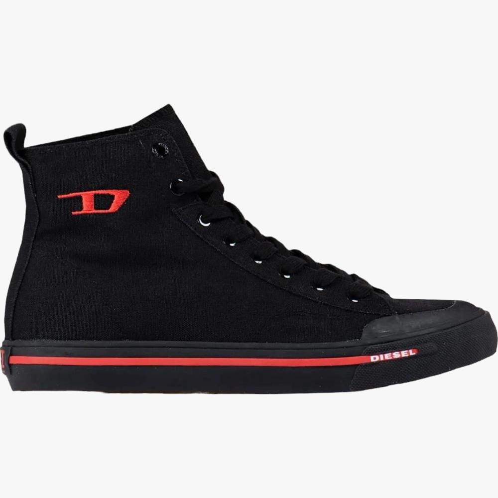 Diesel Mens S Athos Mid Sneaker Black Diesel