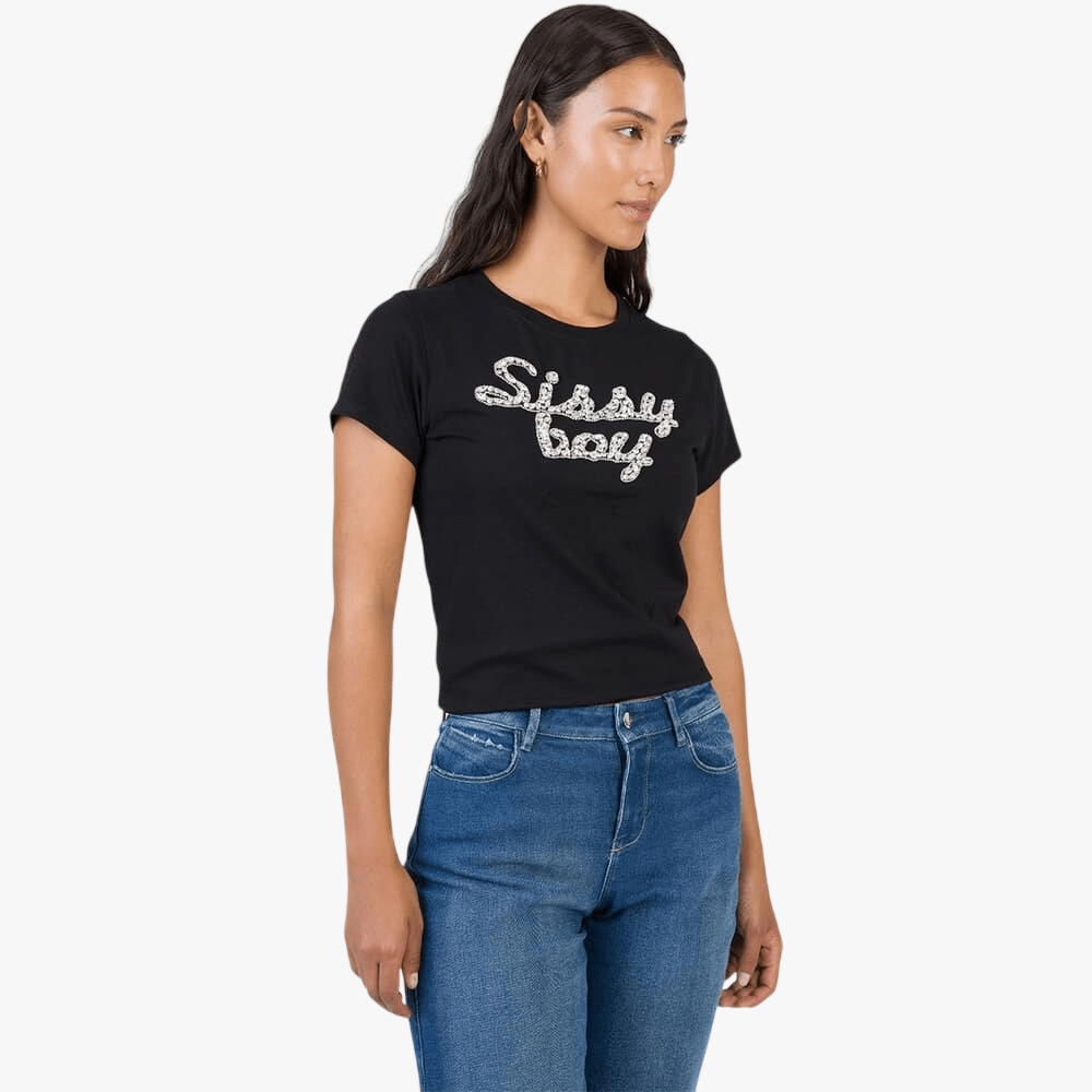 Sissy Boy Glow On Short Sleeve Tee Black | Sissy Boy