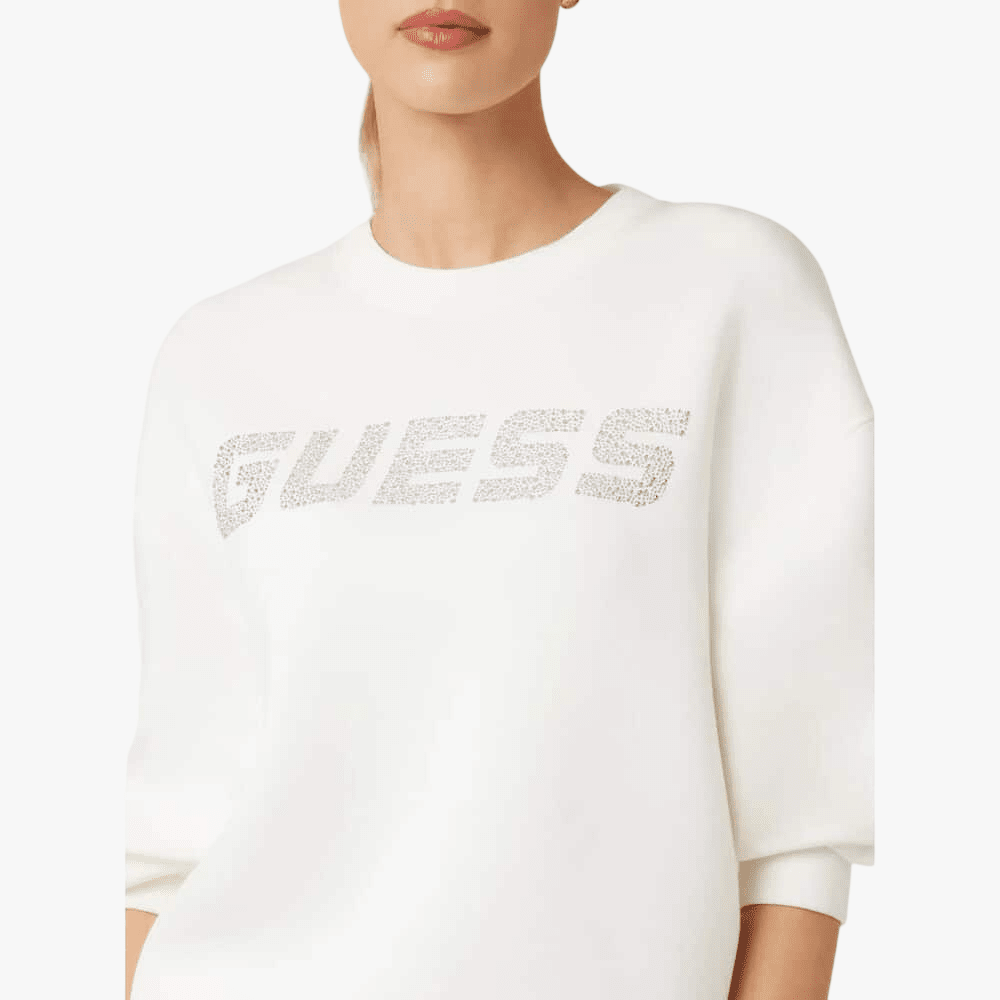 Guess Womens Cecilia Sweater Salt White | Guess
