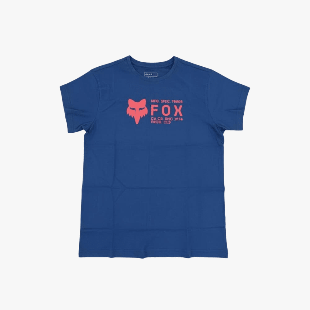 Fox Mens Barge Short Sleeve Tee Navy | Fox