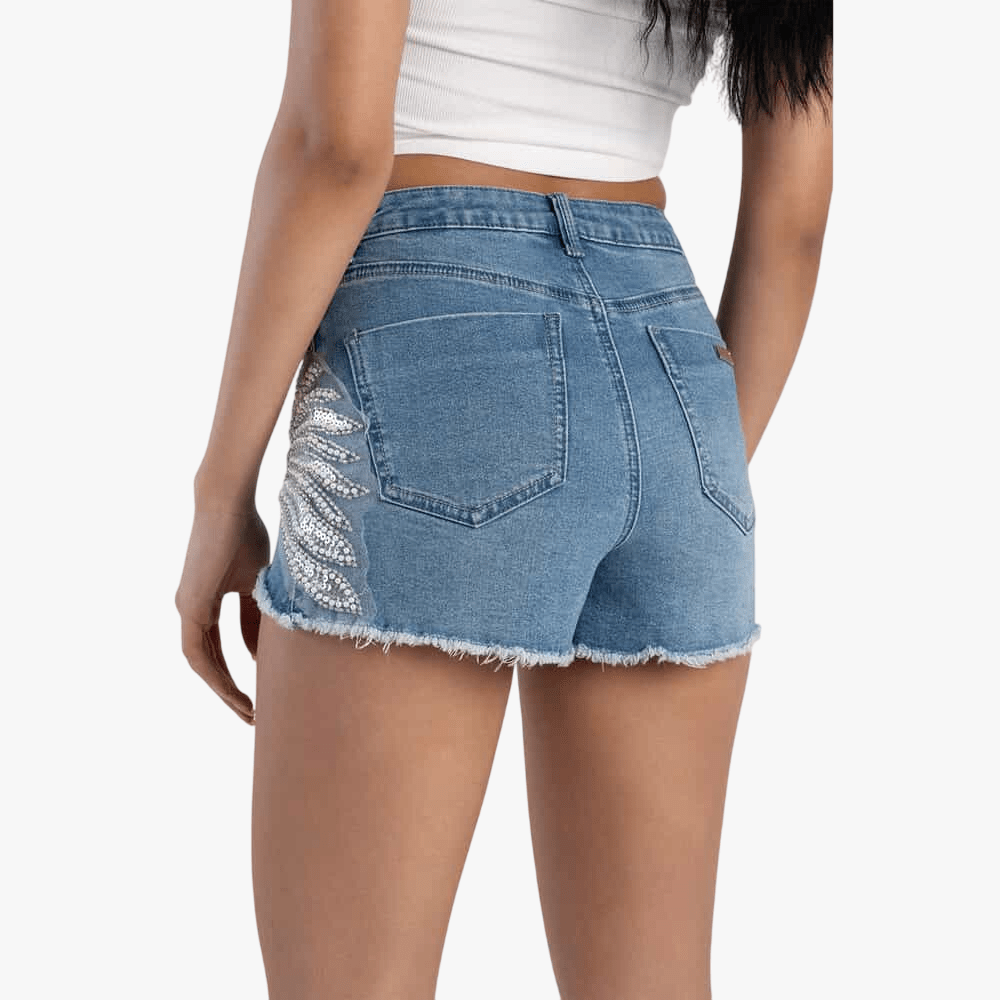 Sissy Boy High Waist Ryder Shorts With Applique Med Vintage | Sissy Boy