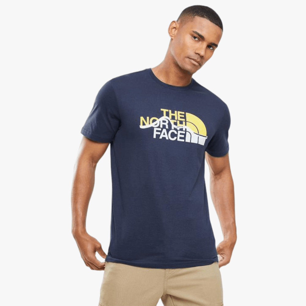 The North Face Mens Biner Graphic Short Sleeve Tee Summit Navy The North Face