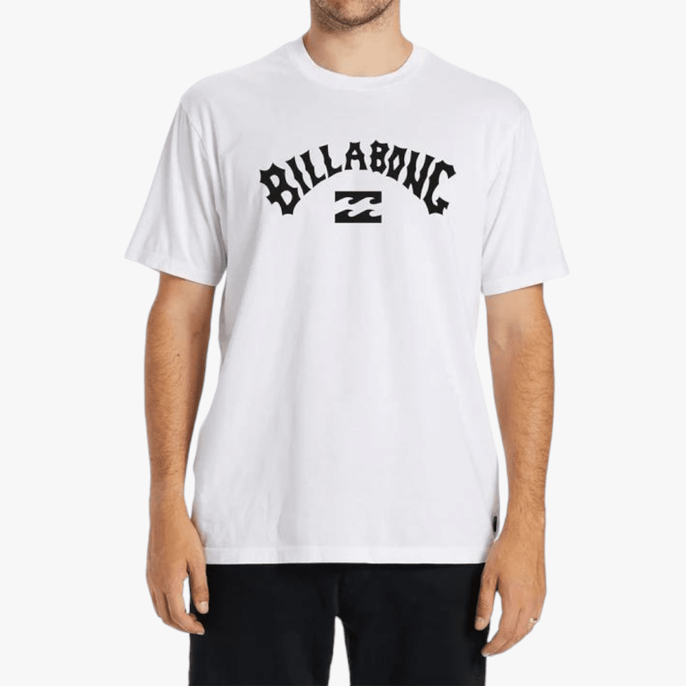 Billabong Mens Arch Wave Short Sleeve Tee White Billabong