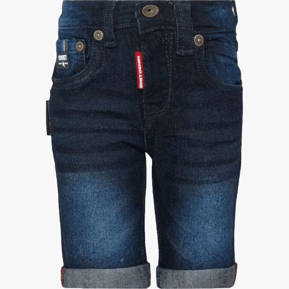 Soviet Boys Admiral Denim Shorts Blue Black Brands Megastore