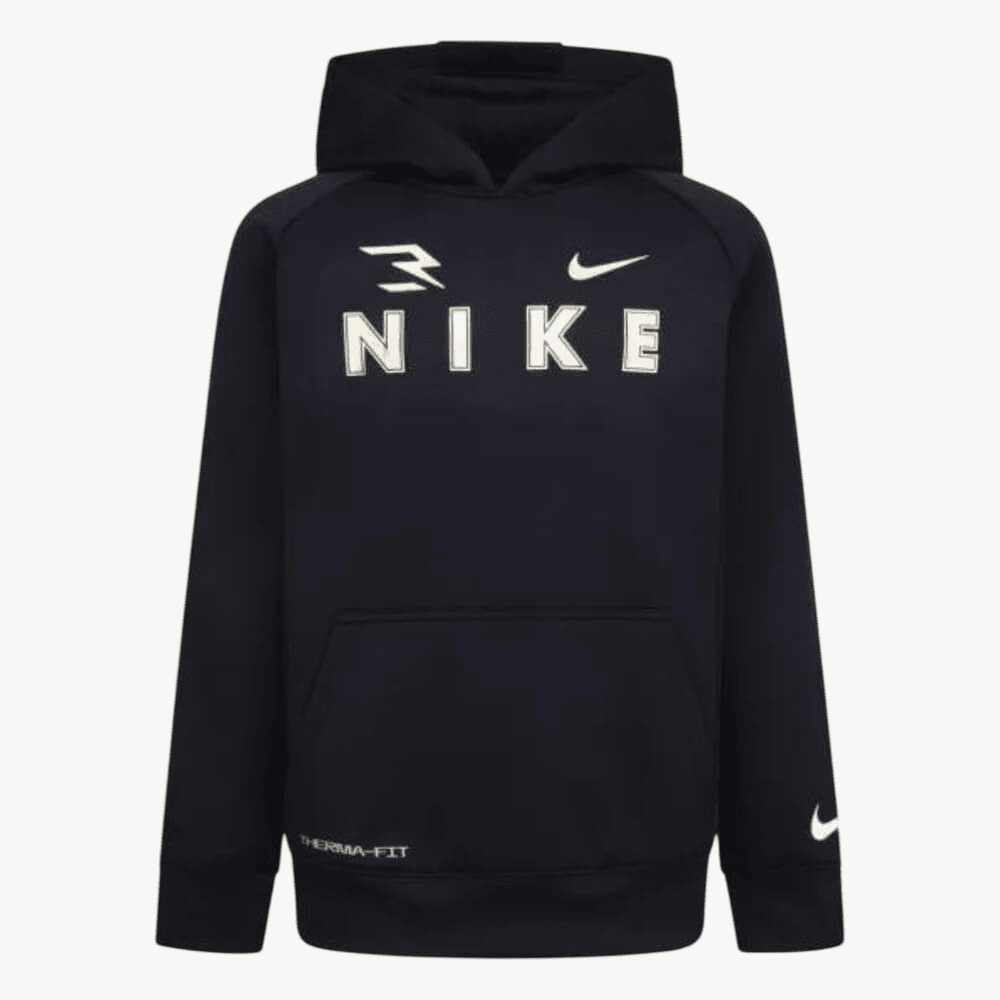 Nike Boys Rwb Foil Wordmark Thermal Po Black | Nike