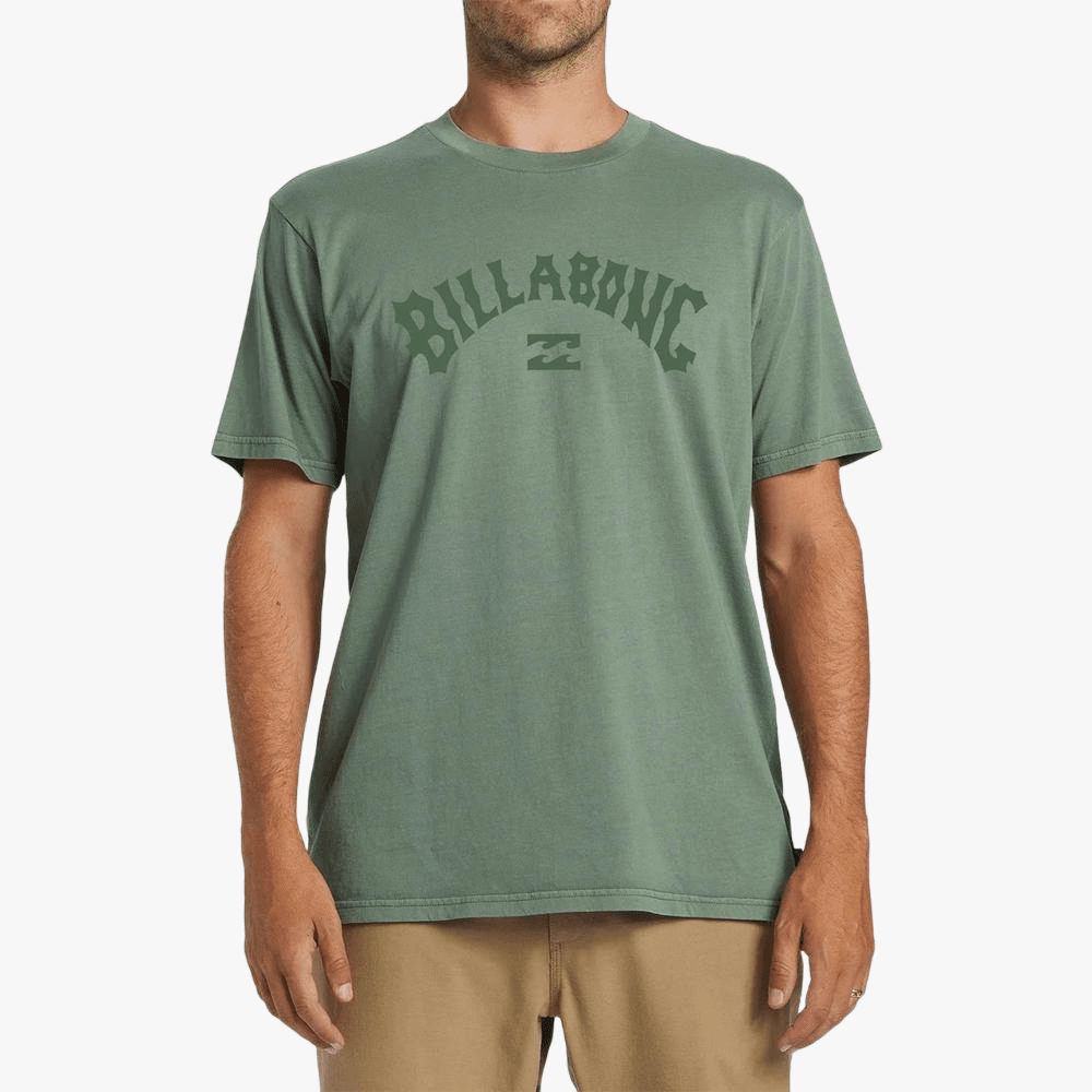 Billabong Mens Arch Wave Short Sleeve Tee Hunter | Billabong