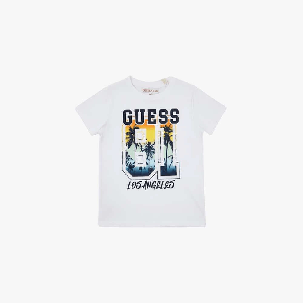 Guess Boys 81 Short Sleeve Tee White | Guess