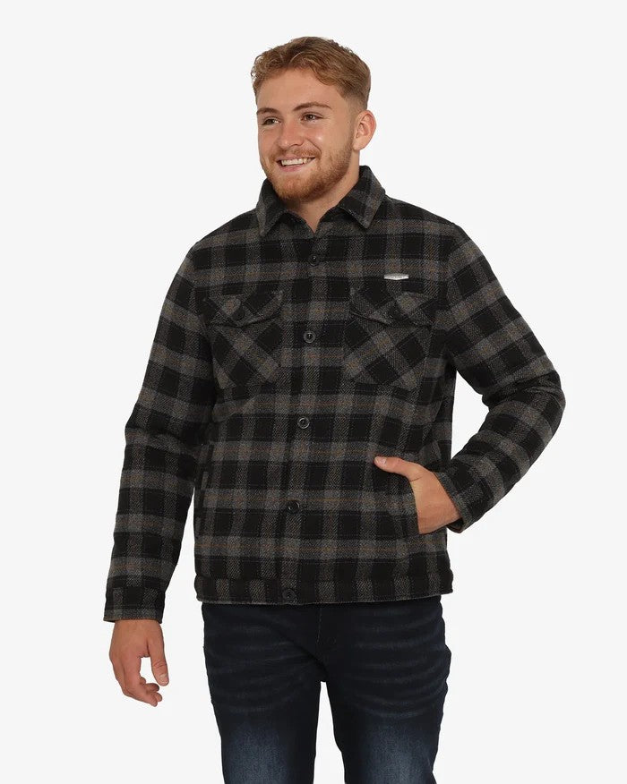Soviet Mens Boden Check Jacket Black