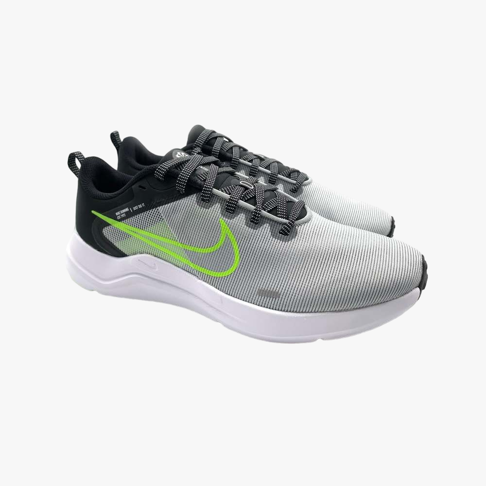 Nike Mens Downshifter 12 Sneaker Grey White Black