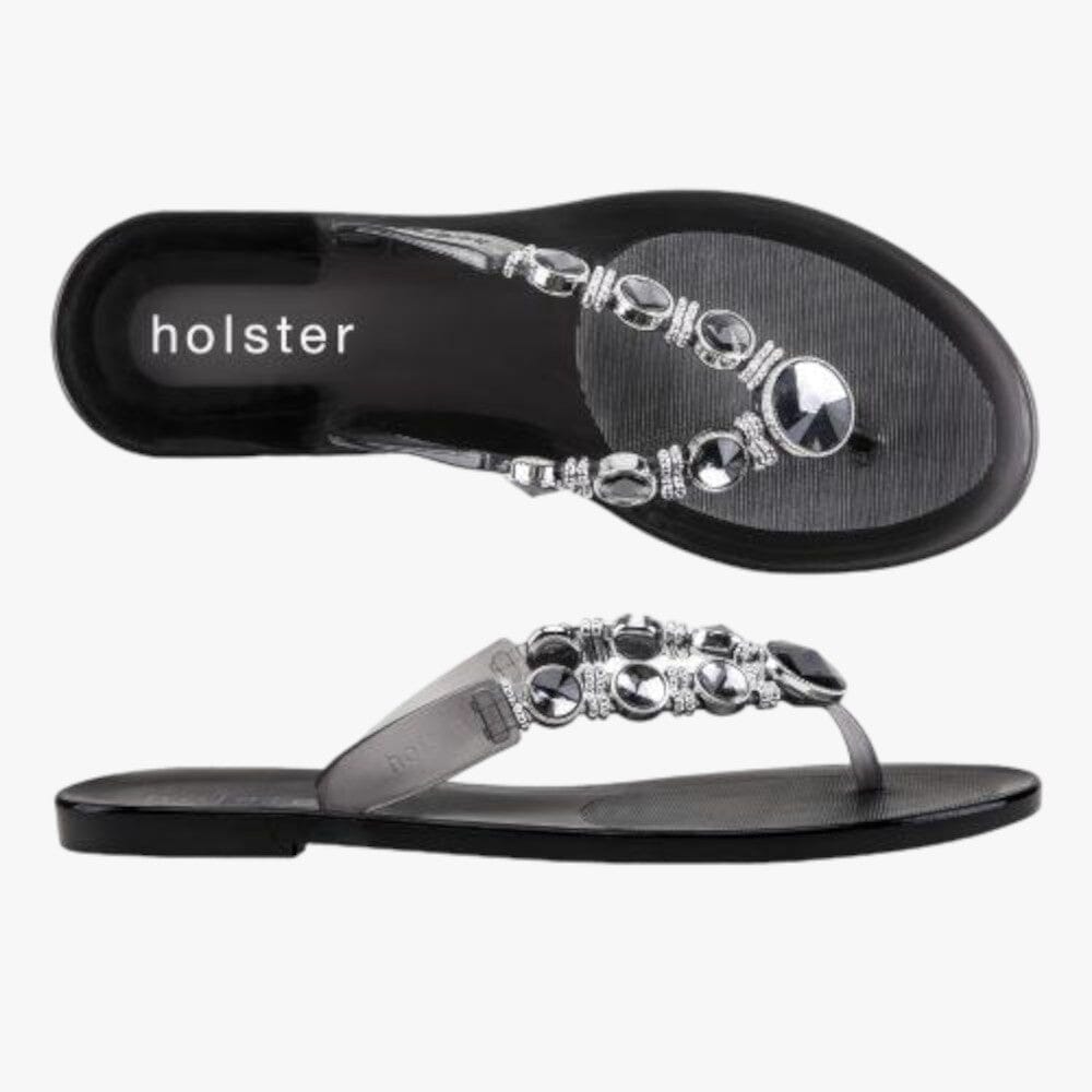 Holster Womens Adele Sandal Clear Graphite Holster