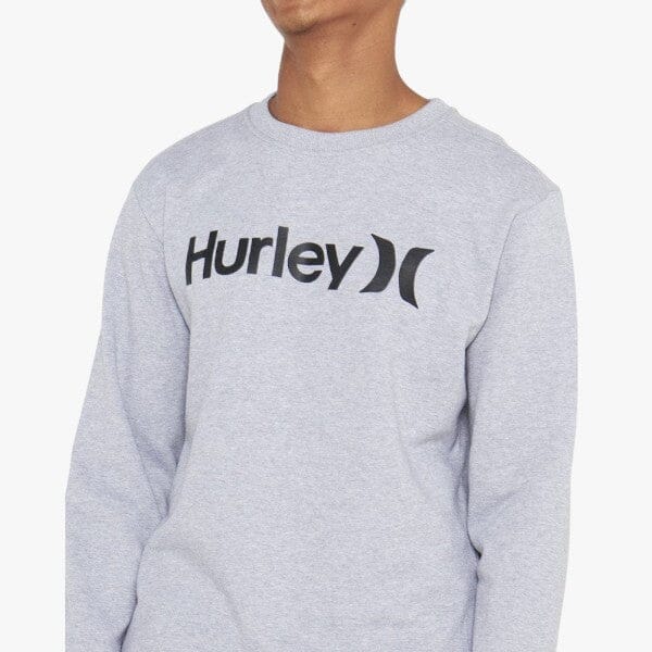 Hurley Womens One And Only Crew Sweater Heather Grey Hurley
