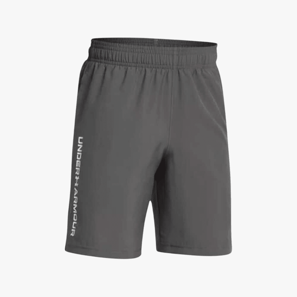Under Armour Boys Woven Wdmk Shorts 025 Grey | Under Armour