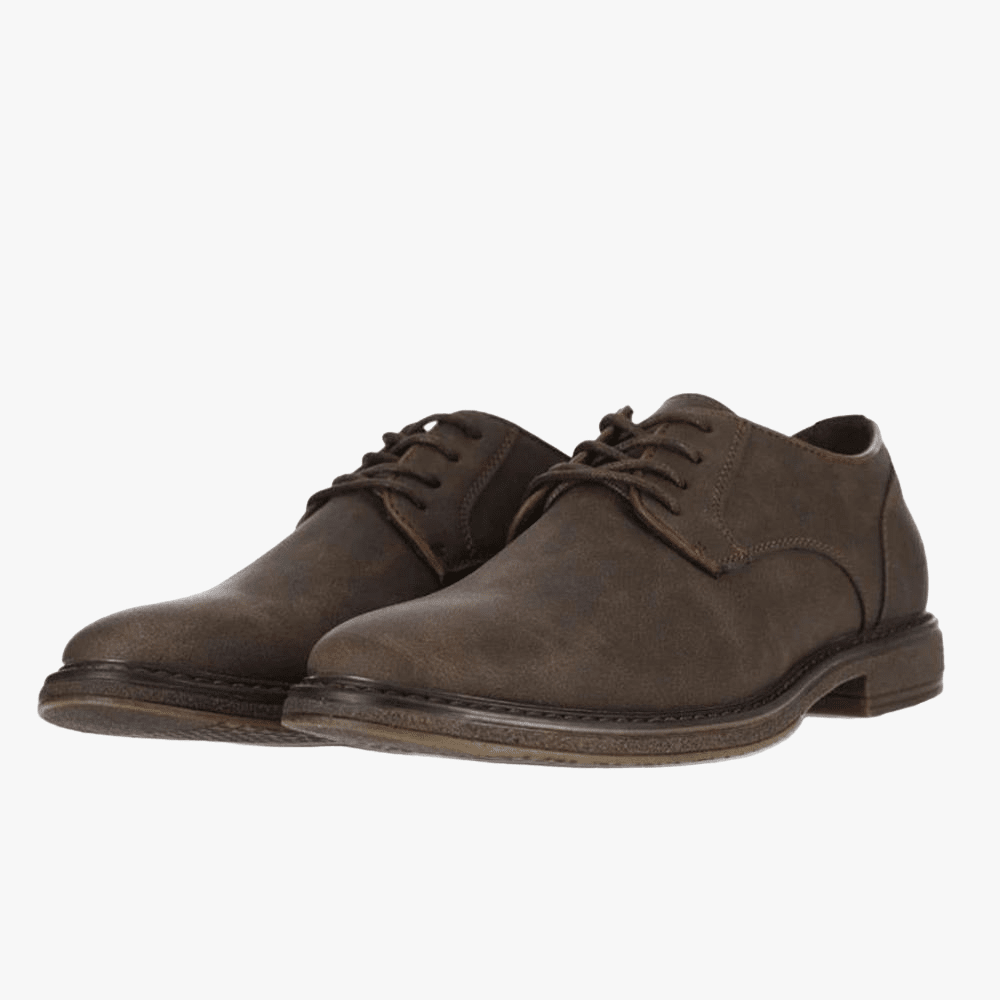 Pierre Cardin Joshua Casual Lace Up Mens Shoes Dark Brown | Pierre Cardin