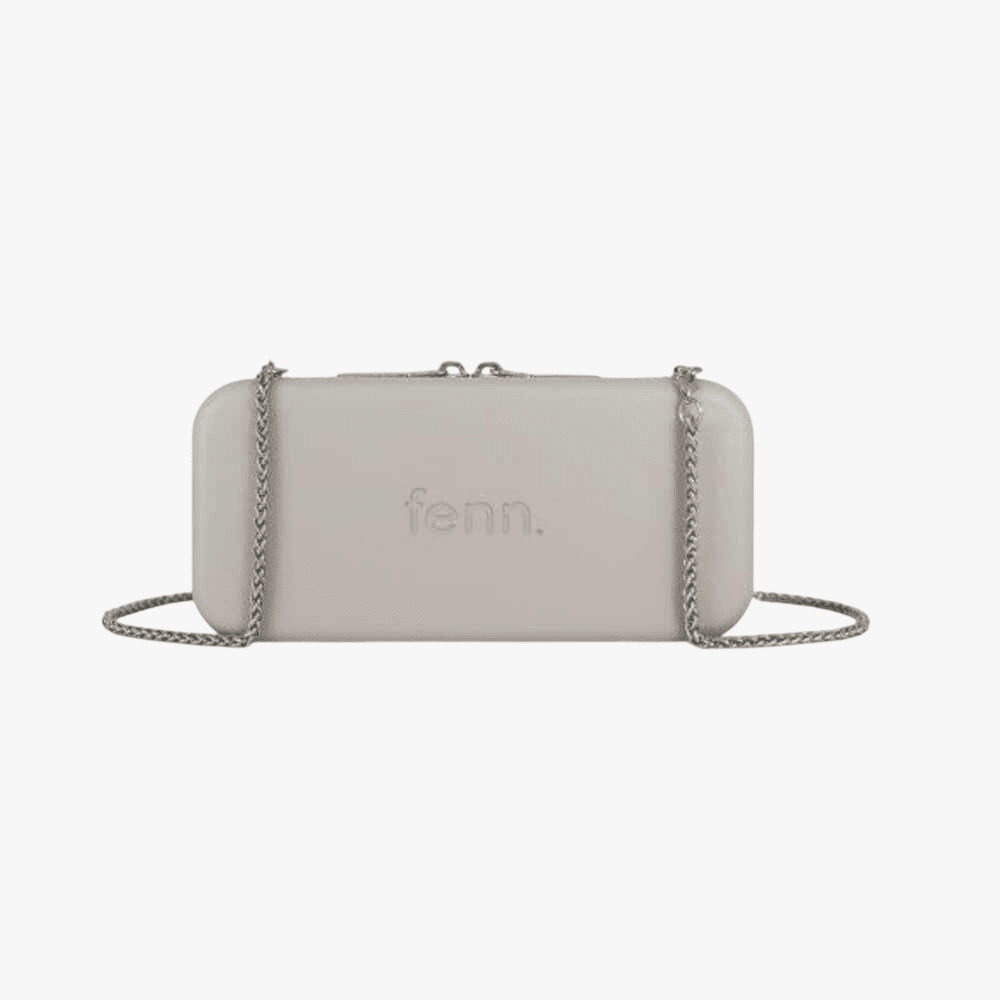 Fenn Wallet Mushroom Grey Silver Zip Chain | Fenn