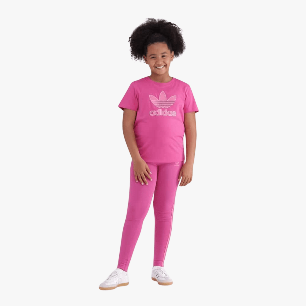 Adidas Girls Out Tref Short Sleeve Tee Fucshia | Adidas