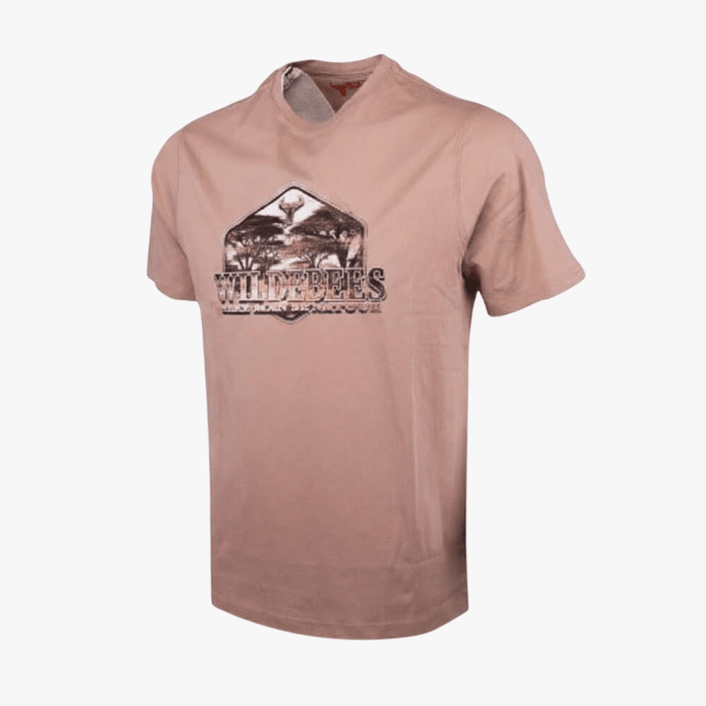 Wildebees Acacia Woodlook Tee Desert Sand | Wildebees