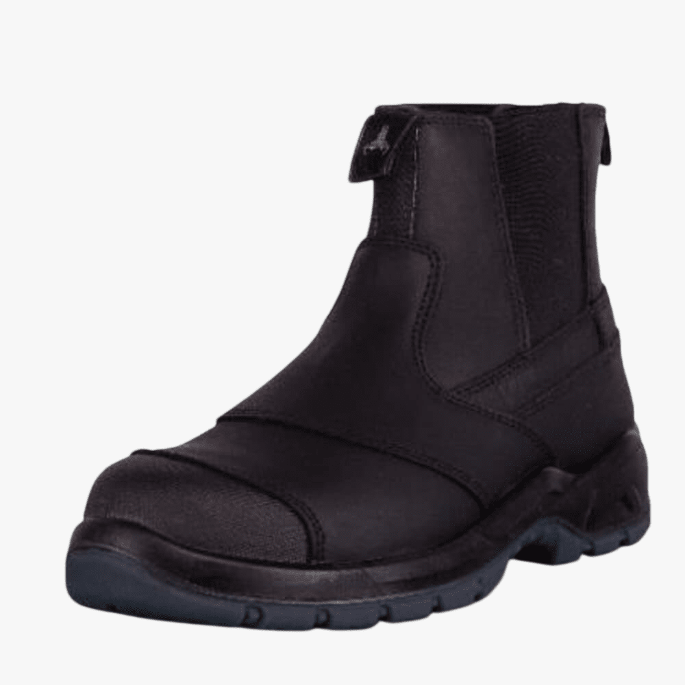 Wildebees Mens Swartkoppie Composite Toe Leather Boot Black
