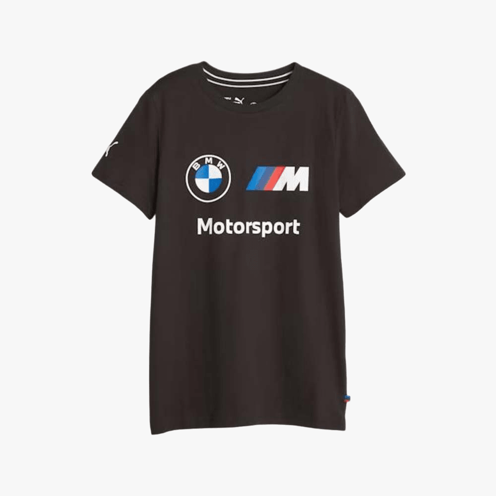 Puma Kids Bmw Mms Ess Logo Short Sleeve Tee Black | Puma