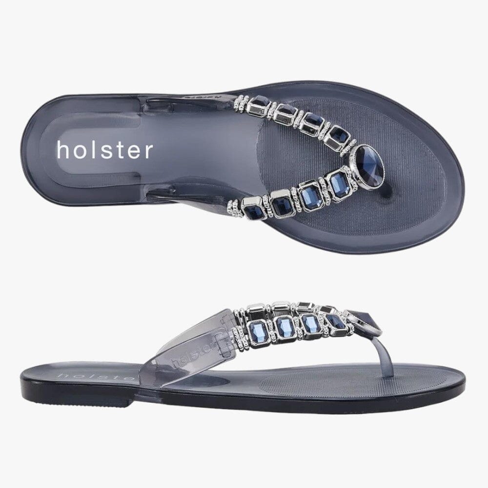 Holster Womens Miranda Sandal Clear Midnight Blue Holster