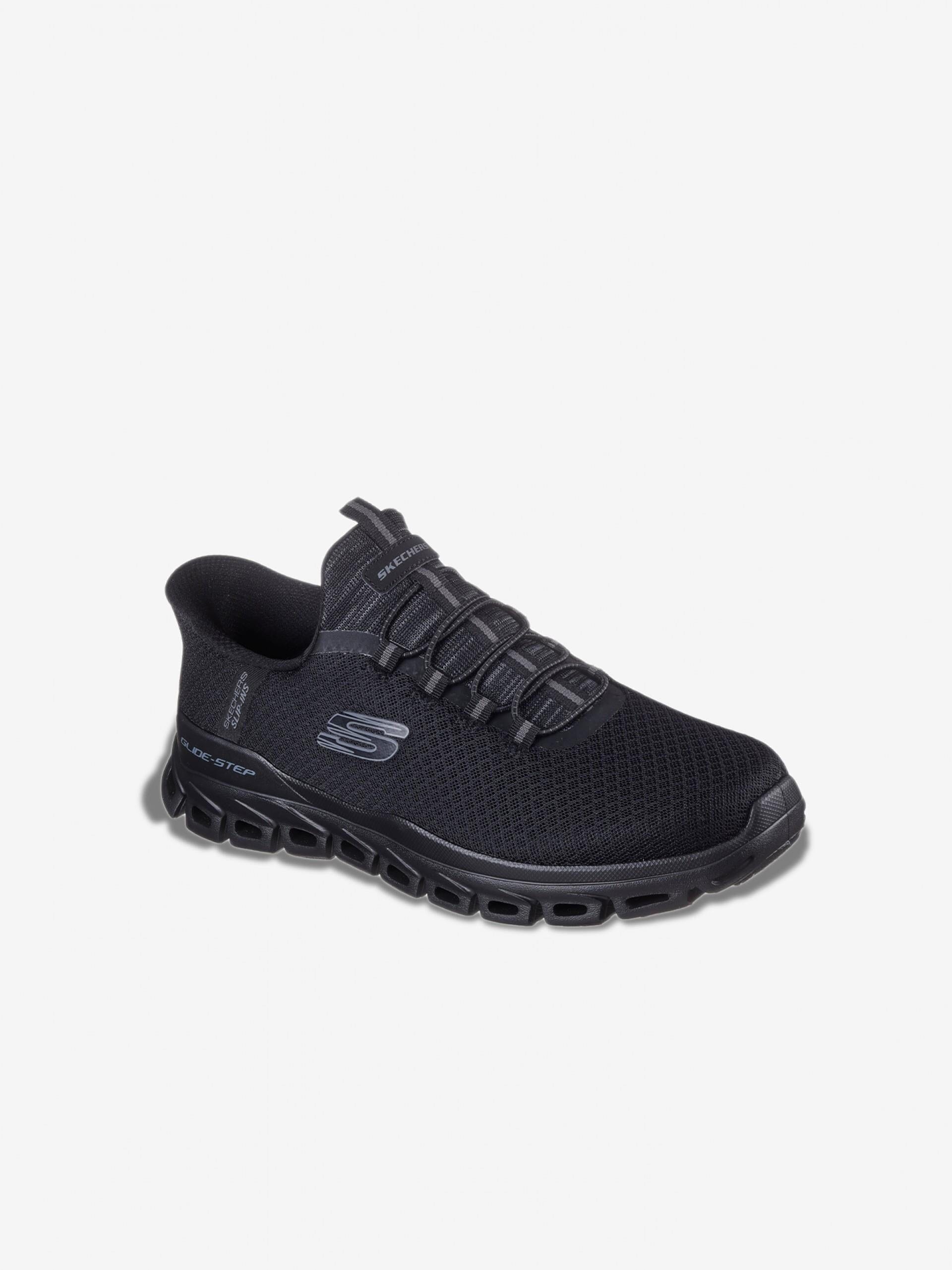 Skechers Mens Glide Step Sneaker Black | Skechers