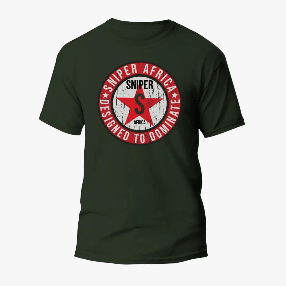 Sniper Mens Star Short Sleeve Tee Olive | Sniper