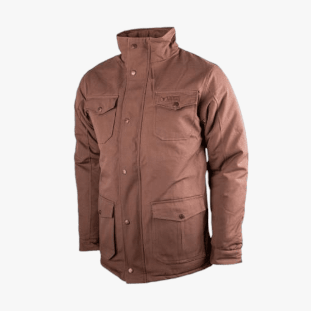 Wildebees Mens Funnel Neckd Padded Parka Jacket Combat Wildebees