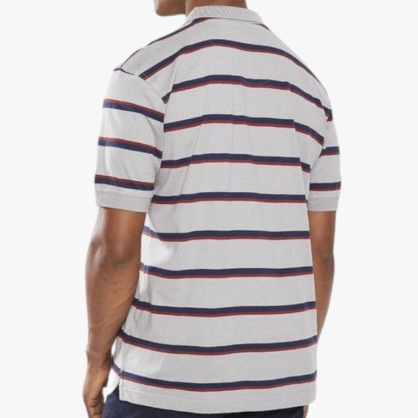 Jeep Stripe Short Sleeve Golfer French Smog Multi | Jeep