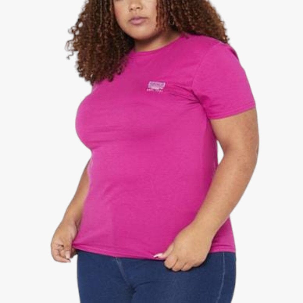 Jeep Ladies Essential Logo Short Sleeve Tee Orchid Flower | Jeep